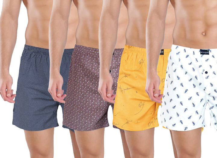 cotton boxers for men (Pack of 4)