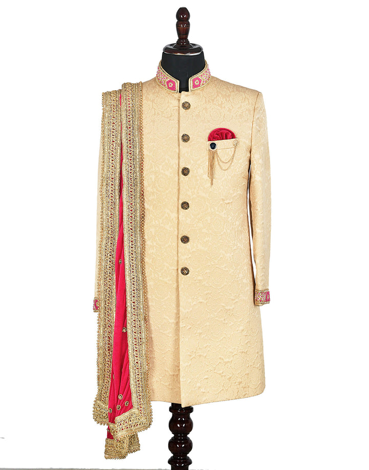 Golden Sherwani for weddings