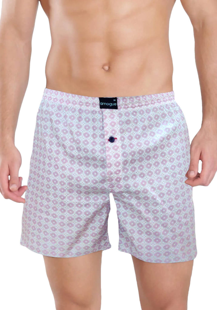 Pink Star boxers for men