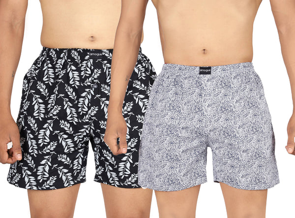 Printed boxers for men (Pack of 2)