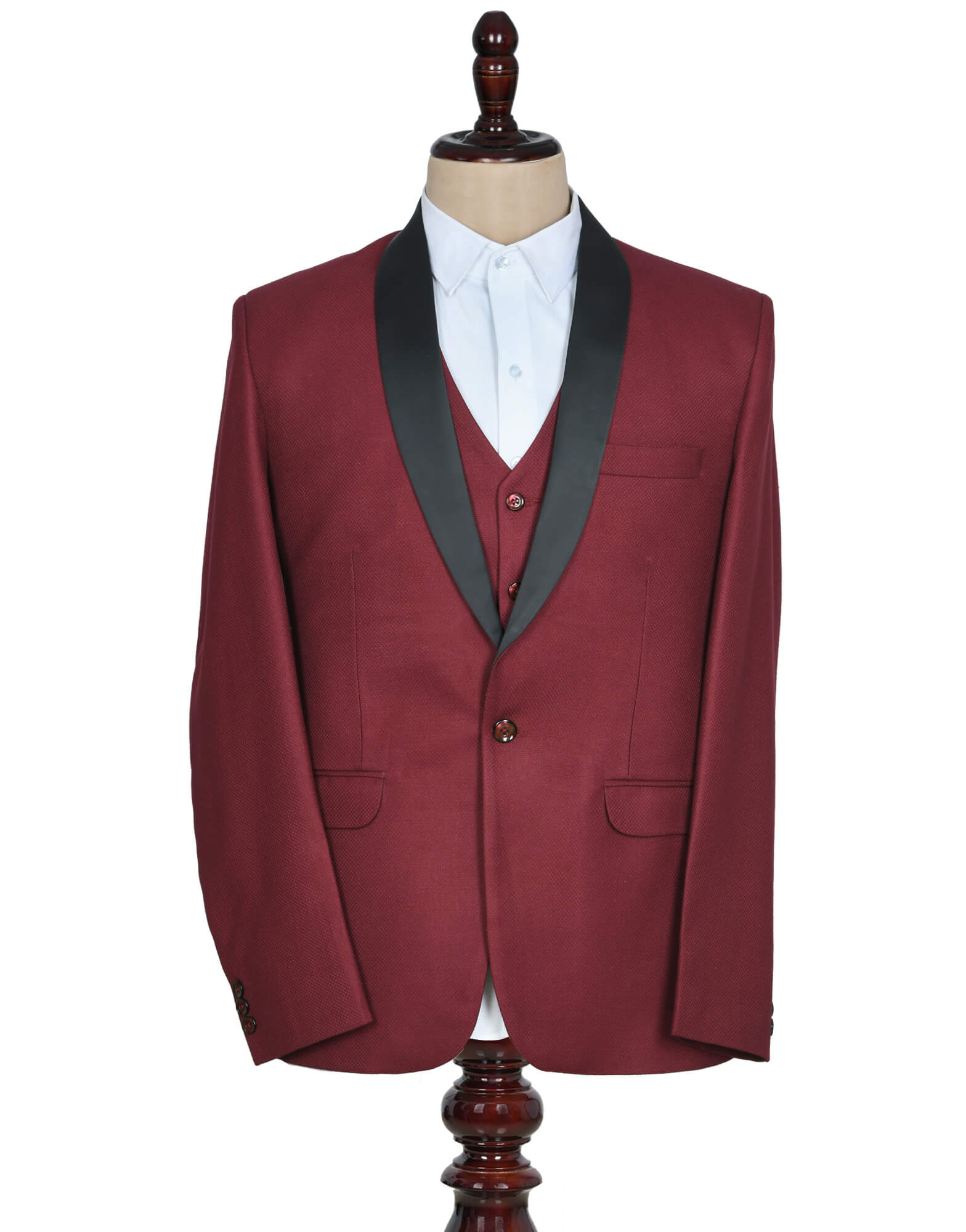 Buy Men Maroon Tuxedo PantSuit Wedding Tuxedo For Men Amogue MaroonTuxedo3 1