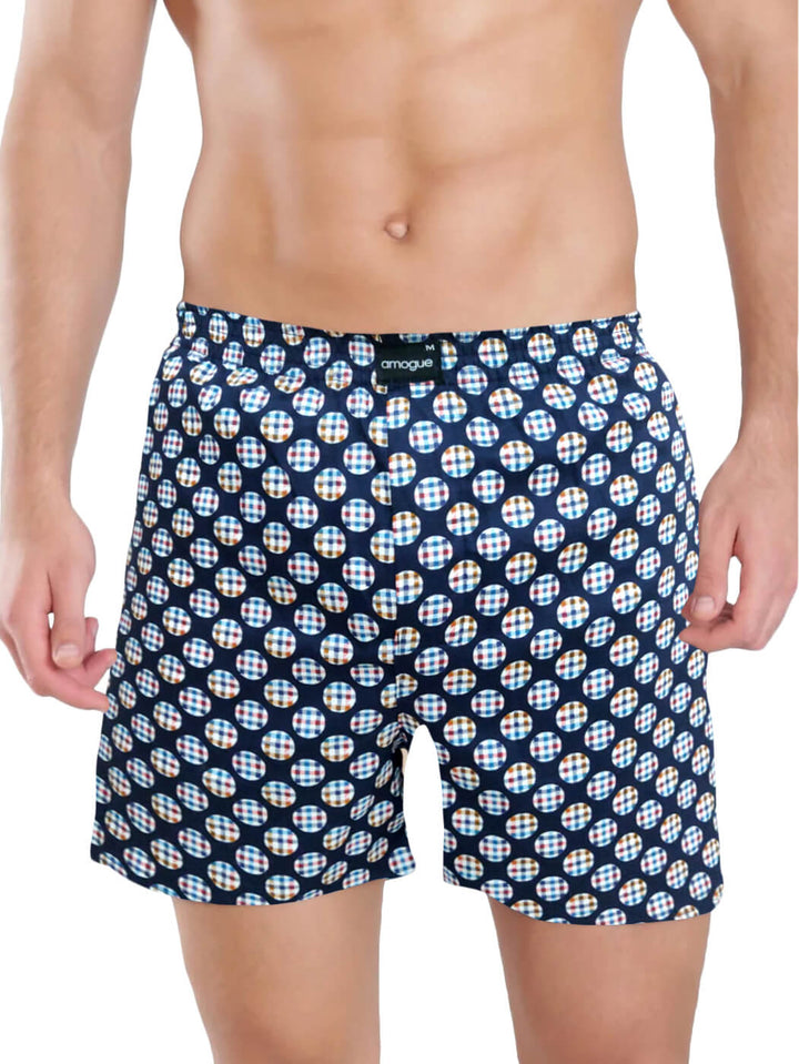 Navy funny boxers for men