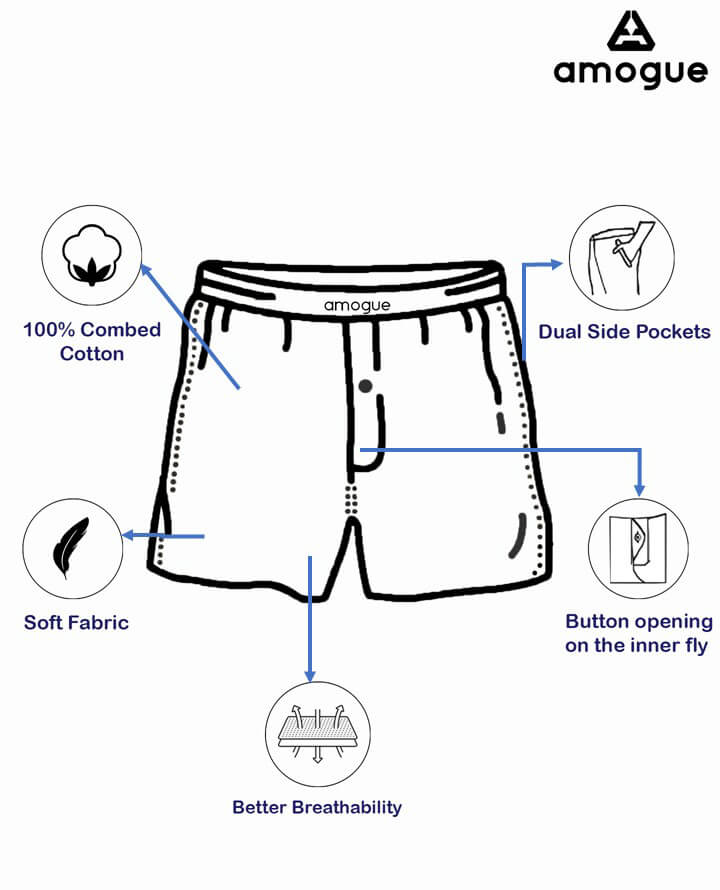 Funky Printed Boxer Combo Size Chart