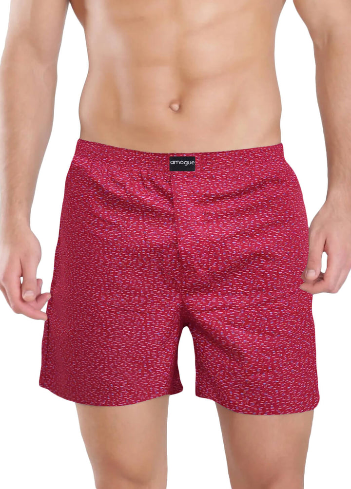 Red Funky Printed Boxer