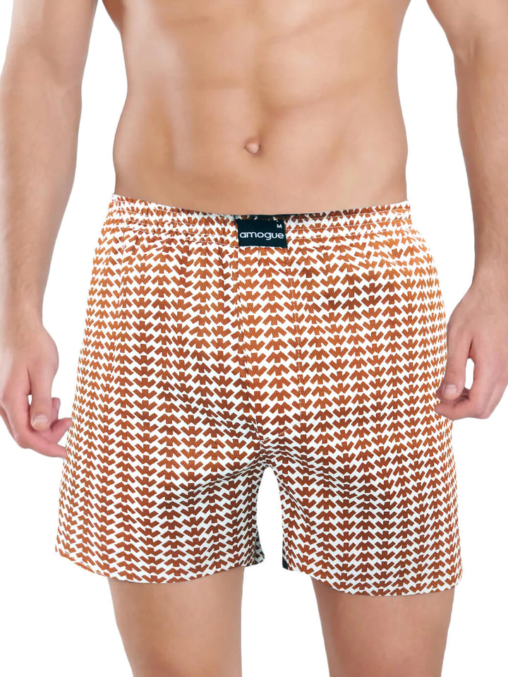 ZigZag Cool Printed Cotton Boxers